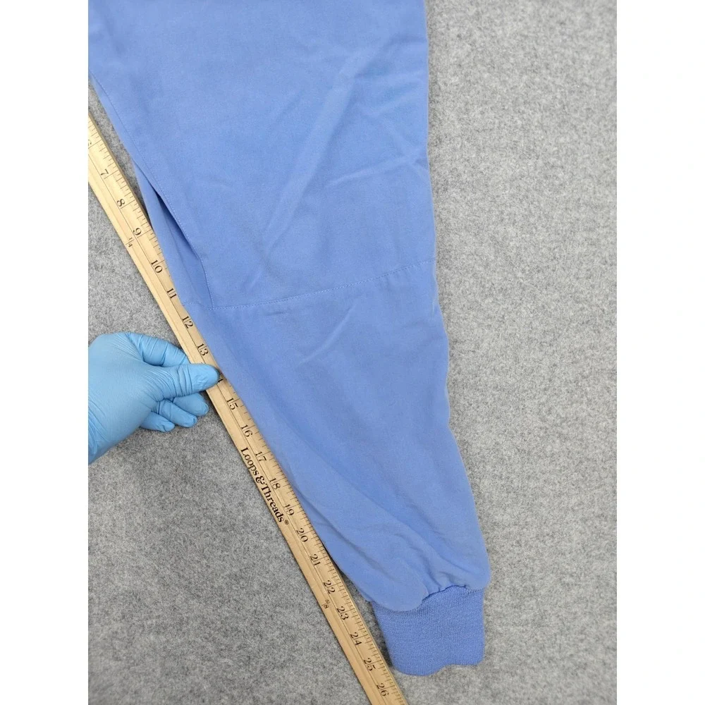 FIGS Scrub Pants Mens Medium Short‎ Blue Technical Collection Jogger Drawstring